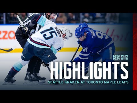 Seattle Kraken at Toronto Maple Leafs | 10/18 Game Highlights