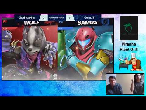 Piranha Plant Grill - Charliedaking(Wolf) VS Genesi5(Samus) Winners