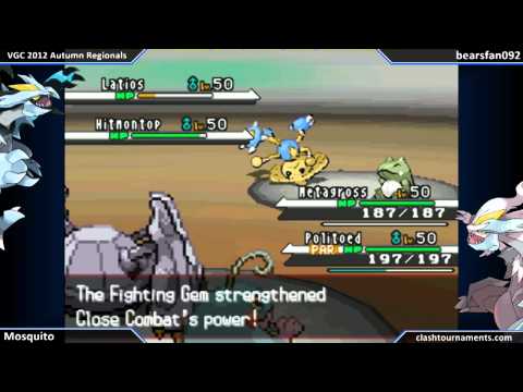 Pokemon VGC 2013 Autumn Regionals - Top 8 - Mosquito vs bearsfan092