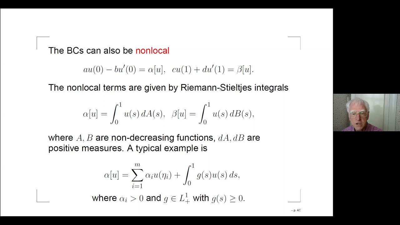 Jeffrey Webb: Positive solutions of nonlocal boundary value problems with derivative dependent...