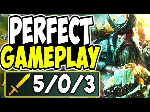 PERFECT GANGPLANK GAMEPLAY VS QUINN