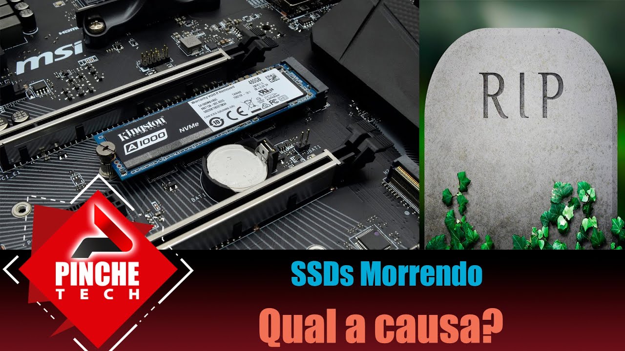 Por que os ssds sata e nvme estão morrendo? Uma hipótese