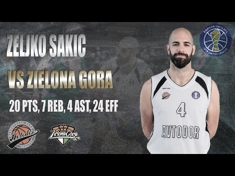 Zeljko SAKIC vs. Zielona Gora – 20 PTS, 7 REB, 4 AST & 24 EFF [23/12/2020]