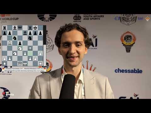 "We don't want to lag behind Vincent forever😆" - GM Alexander Donchenko