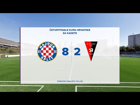 [GOLOVI] Četvrtfinale Hrvatskog kupa za kadete: Hajduk - Elektra 8:2