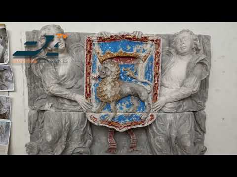 [VIDEO] El escudo original de Pamplona regresa a la Casa Consistorial por el Privilegio de la Unión