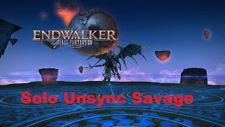 Final Fantasy XIV Endwalker  Binding Coil of Bahamut T9 SAVAGE Solo Unsync as DRG