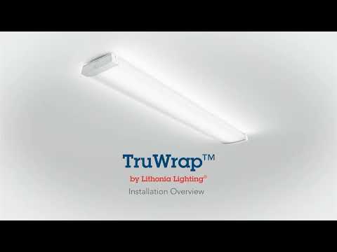 TruWrap Curved Narrow Selectable LED Wraparound Installation | Lithonia Lighting