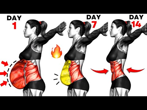 The Best 30-Min Standing Abs Exercises for Belly Fat Reduction! –2 Week Flat Belly Workout Challenge