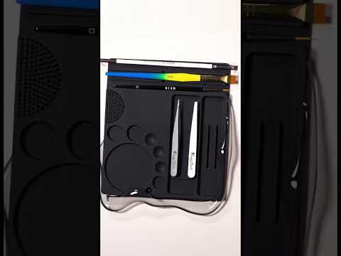 LAMIPAD Килимок-палітра силіконовий чорний