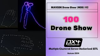 100-Drone SITL Test