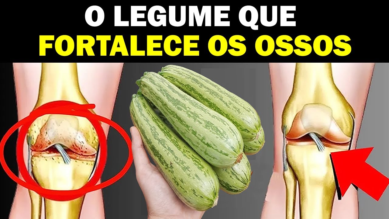 O Legume que Deixa os OSSOS FORTE, Baixa o COLESTEROL #abobrinha