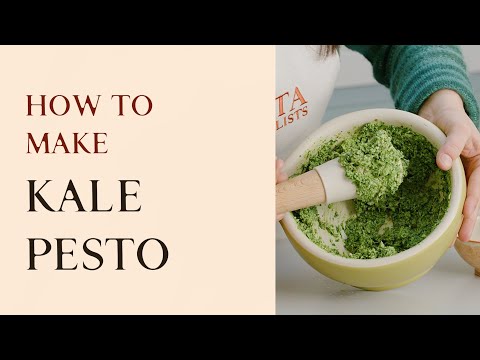 How to make vegan kale pesto