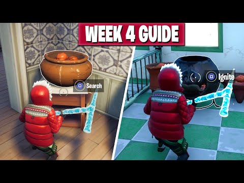 Fortnite All Week 4 Challenges Guide (Fortnite Chapter 2 Season 5) Epic & Legendary Quests