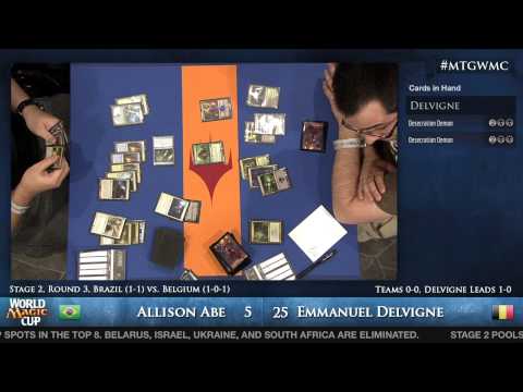 2013 World Magic Cup - Day 2, Stage 2, Round 3 - Brazil vs. Belgium