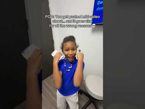 You get pushed and it goes viral for all the wrong reasons 💀 #meyahtv #theemyanicole