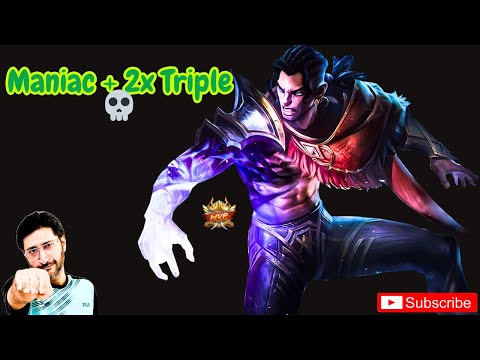 Brody 20 kills : Maniac + 2x Triple Kills ⚡🔥 | Epic MLBB Gameplay | Mobile Legends #hardstonegaming