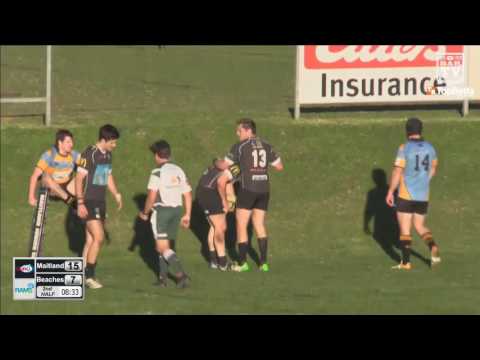 2016 NHRU Round 10 Premier 1 Feature Match Highlights - Maitland v Southern Beaches