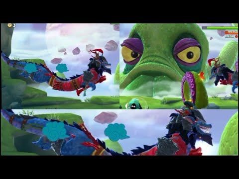 Immortal Jade Dragon Vs Giant Octopus OCTONI - HUNGRY DRAGON