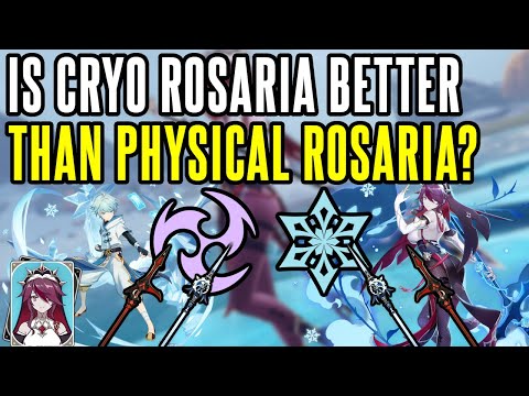 FULL COMPARISON Rosaria Physical Build vs Cryo Build | Which one is best? - Genshin Impact
