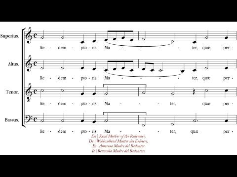 Palestrina | Alma Redemptoris Mater [á 4; The King's Singers]