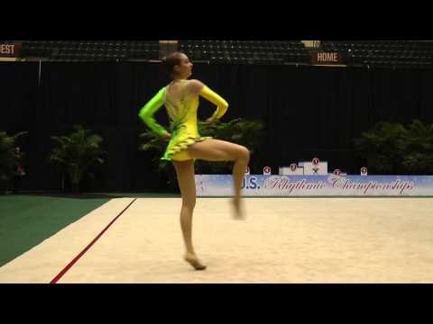 Alexandra Jankulov - Clubs Finals - 2013 U.S. Rhythmic Championships