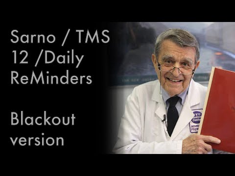 v2 - TMS Sarno Meditation - Daily Reminders (Blackout Version)