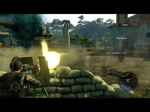 Mercenaries 2: World in Flames - PS3 - P.L.A.V. Contract - Orinoco River Outpost (Blind)