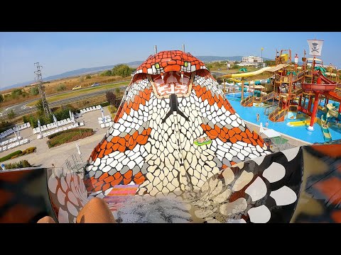 King Cobra Left Slide at Nessebar AquaPark, Bulgaria