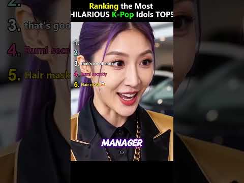 Ranking the Most HILARIOUS K-Pop Idols  PT8 😳 #kpop #funny #kpopdemonhunters