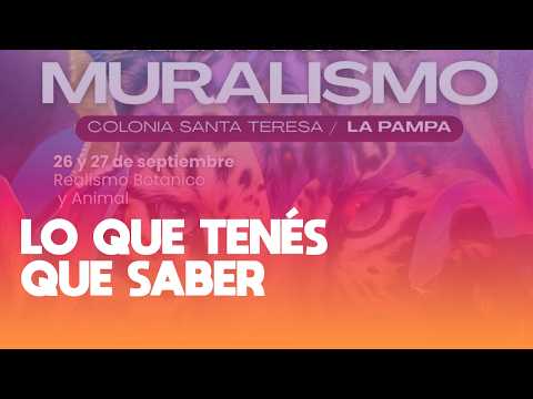 Dos días de muralismo y arte comunitario en Colonia Santa Teresa