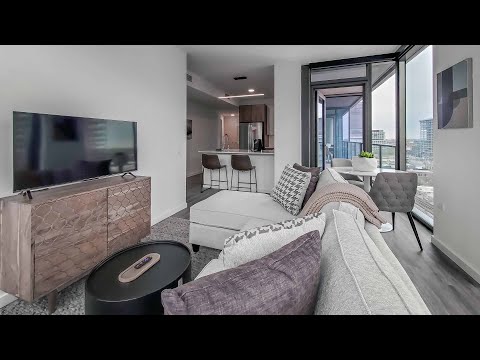 A furnished West Loop two-bedroom #1213 at the new One Six Six