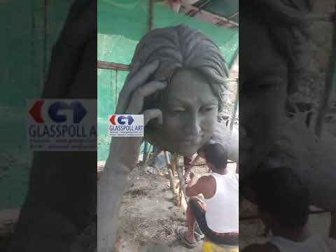 As picture fiberglass thinking women statue, for exterior de...