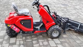Snežný pluh pre 3 kolesový mininakladač H130 typ AVANT