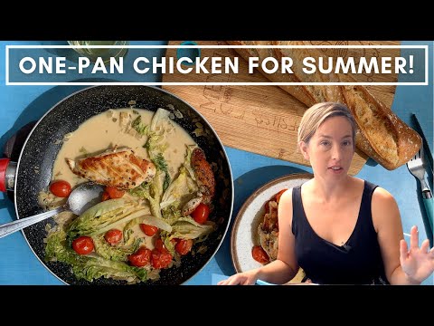 ONE-PAN Creamy Dijon Chicken | Summer Chicken Recipe for One (or two)