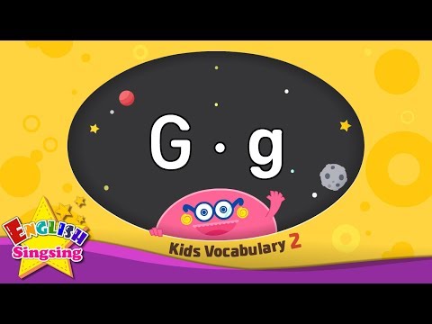 Kids vocabulary compilation ver.2 - Words starting with G, g - Learn English for kids