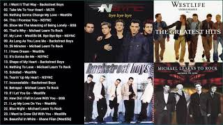 Download lagu Westlife, Backstreet Boys, NSYNC, MLTR Greatest Hits Playlist Full album 2021 - Best of NSYNC mp3