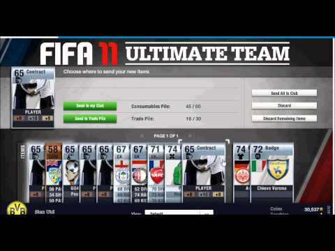 Fifa 11 Ultimate Team Pack Openings Ep2. Aleksandr Anyukov is Mr. Sark (Silver/Bronze/Mr. Sark)