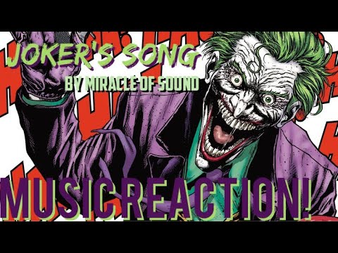 LET’S PUT A SMILE!!😊😊 Joker’s Song by Miracle of Sound Music Reaction!