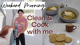 FALL Weekend Morning Routine | Clean and Cook With Me ✨