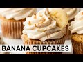 Banana Cupcakes With Cinnamon Cream Cheese Frosting