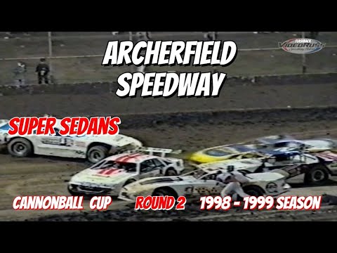 Archerfield Speedway Super Sedans Cannonball Cup Rd2 Season 1998/99
