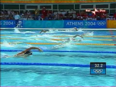 200m Freestyle Male SF - Olympics Athens 2004 (Michael Phelps)