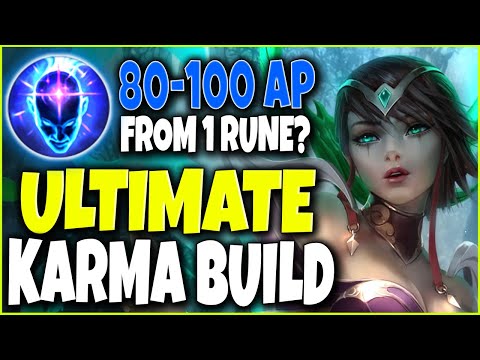 Gain 80-100AP from 1 rune? THIS IS INSANE 🔥 Ultimate AP Sustain Karma Build 🔥 LoL Top Karma Gameplay