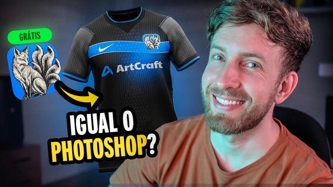 Editando Mockup de Camisa de Time Futebol no PHOTOCRAFT, o novo clone do PHOTOSHOP (Só que GRÁTIS)