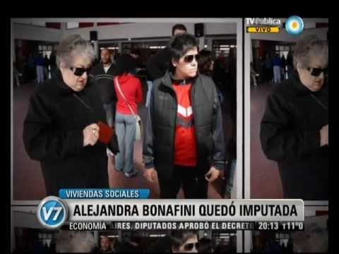 Visión Siete: Viviendas sociales: Alejandra Bonafini quedó imputada