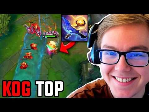 TheBausffs discovered a NEW BROKEN BUILD with Kog'maw Top