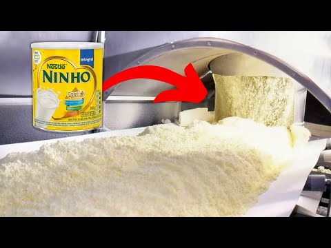 Como o LEITE EM PÓ é feito - Processo Industrial