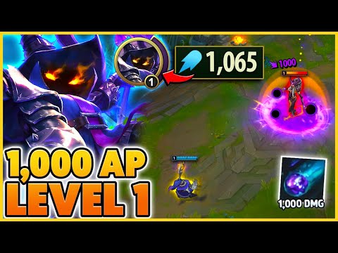 I GOT 1,000 AP Level ONE!!! This is how... - BunnyFuFuu | League of Legends