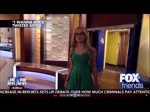 05-15-16 Kat Timpf on Fox & Friends - Entering the Studio